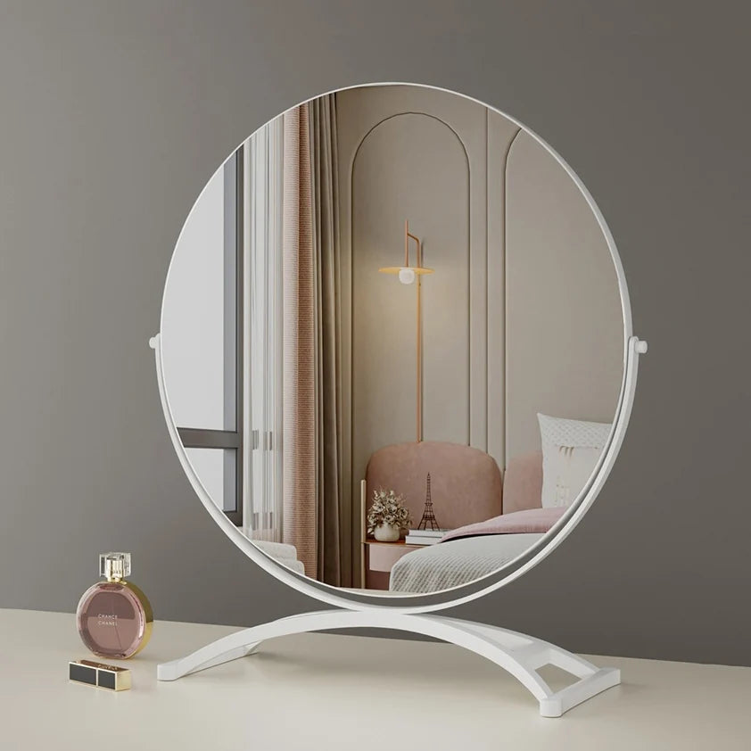Elara Round Black Mirror