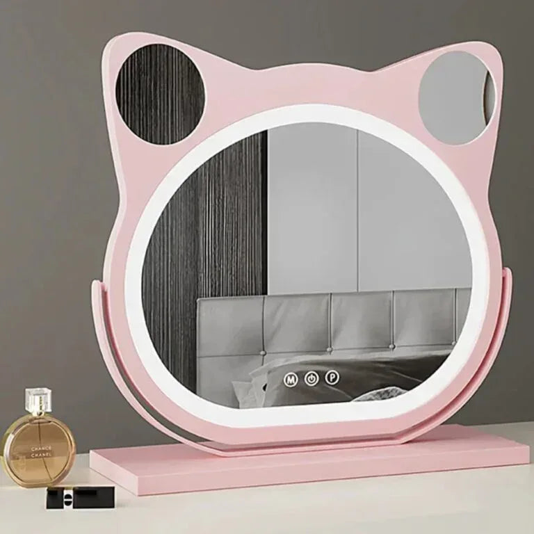 Pratelle Félinea Cat-Shaped LED Vanity Mirror