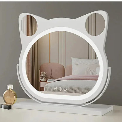 Pratelle Félinea Cat-Shaped LED Vanity Mirror