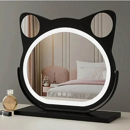 Pratelle Félinea Cat-Shaped LED Vanity Mirror