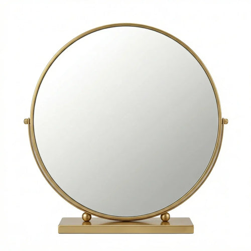 Pratelle Aurelia Round Gold Vanity Mirror