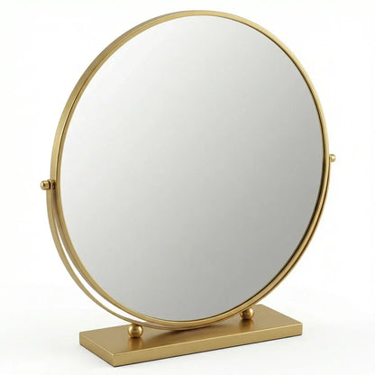 Pratelle Aurelia Round Gold Vanity Mirror