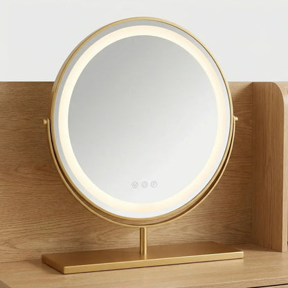 Pratelle Aureline Round LED Vanity Mirror