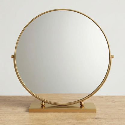 Pratelle Aurelia Round Gold Vanity Mirror