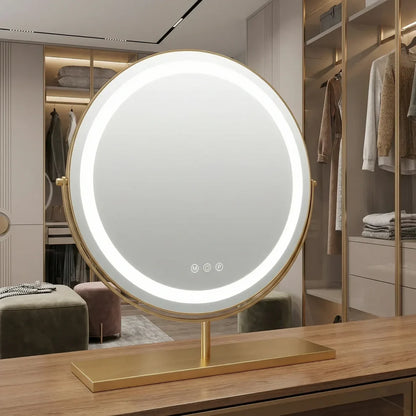 Pratelle Aureline Round LED Vanity Mirror