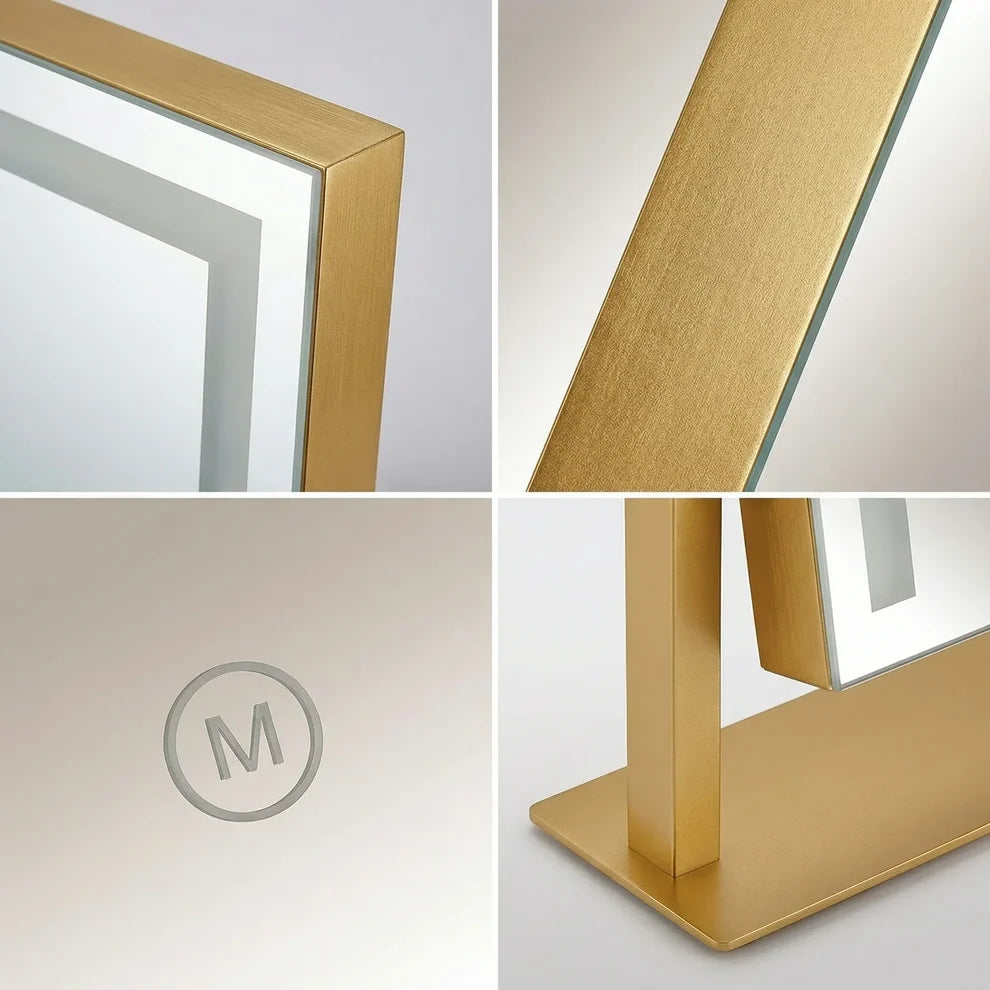 Lunelle LED Vanity Mirror with 360° Rotation