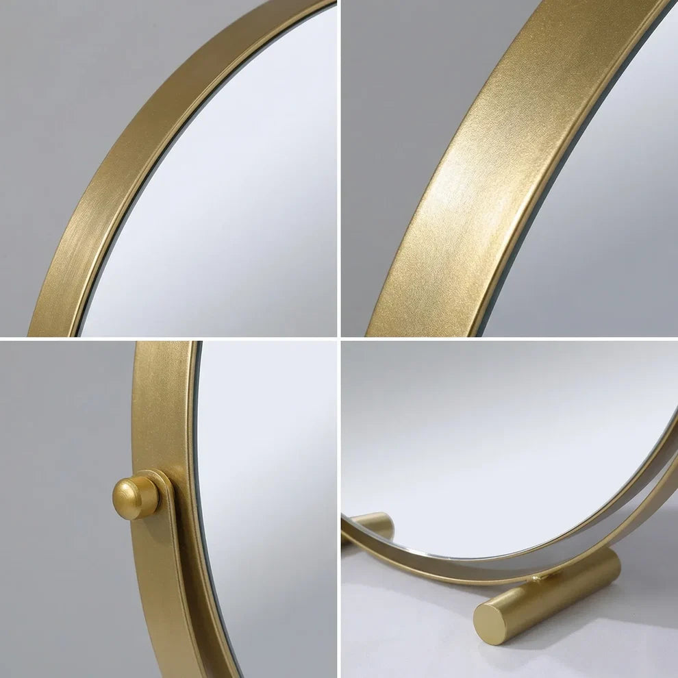 Pratelle Auremont Round Tabletop Vanity Mirror