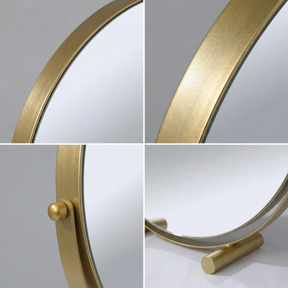 Pratelle Auremont Round Tabletop Vanity Mirror