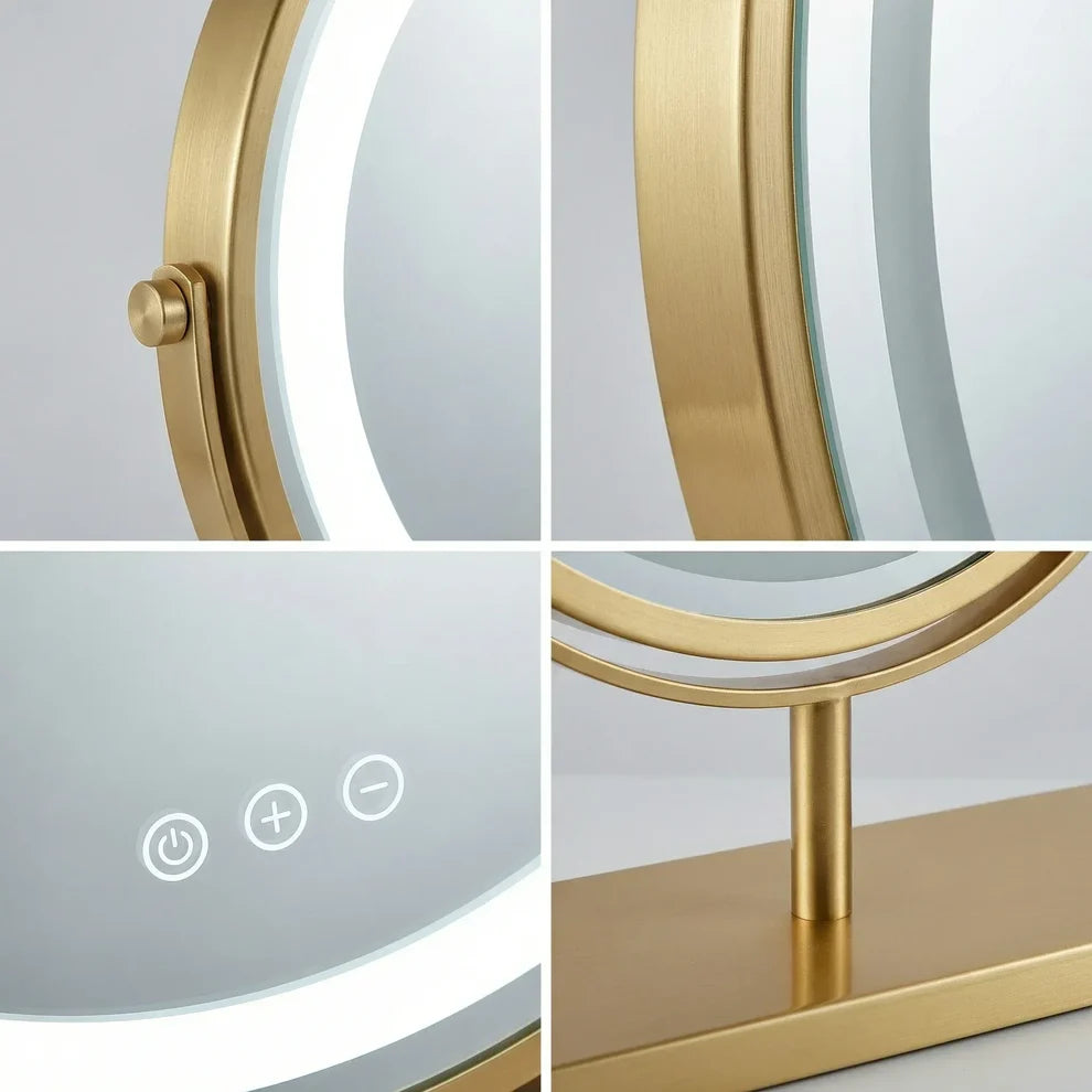 Pratelle Aureline Round LED Vanity Mirror