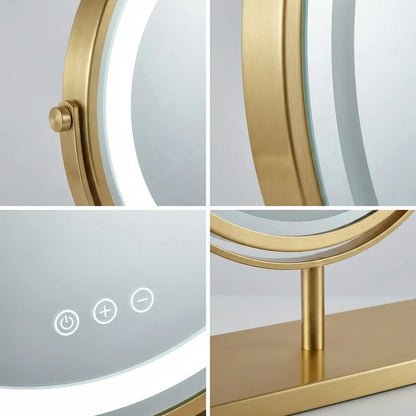 Pratelle Aureline Round LED Vanity Mirror