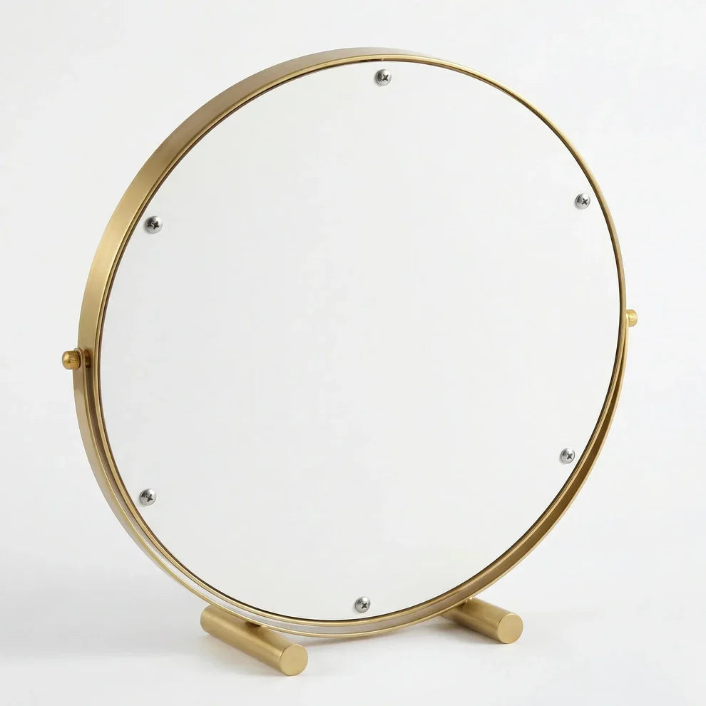 Pratelle Auremont Round Tabletop Vanity Mirror