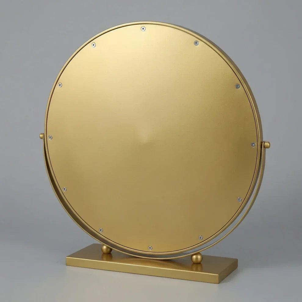 Pratelle Aurelia Round Gold Vanity Mirror