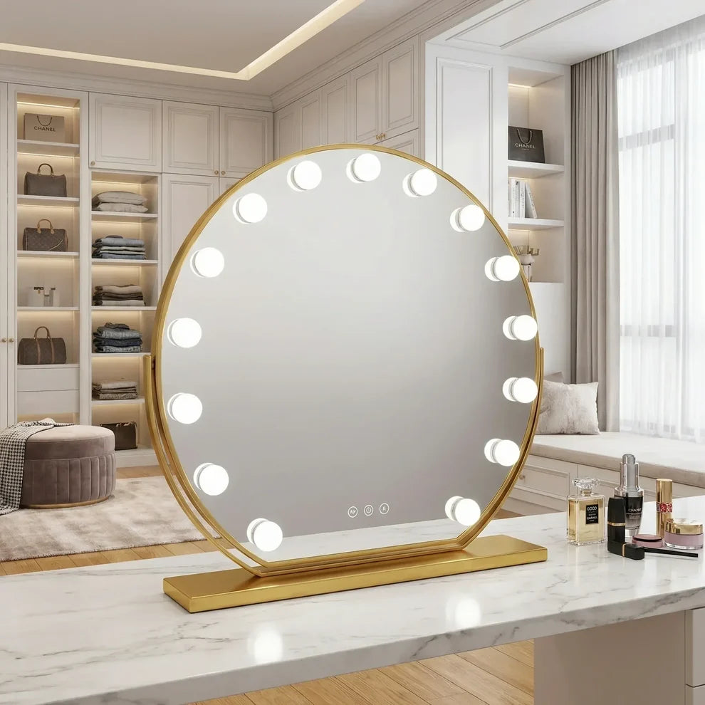 Pratelle LumiBelle Round LED Vanity Mirror