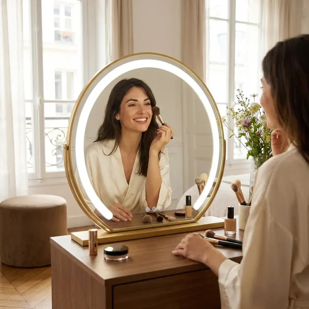 Pratelle Solenne LED Vanity Mirror with Magnifying Mirror