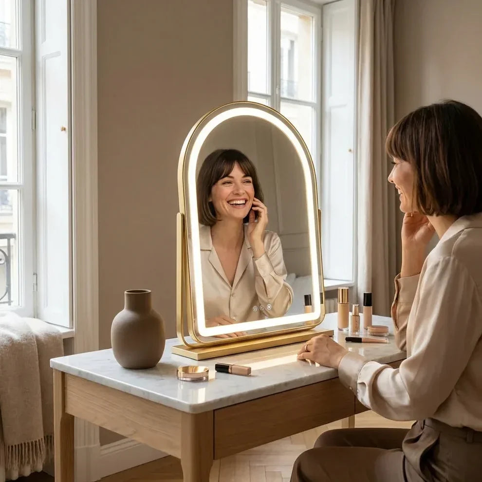 Pratelle Arcéa LED Arched Vanity Mirror