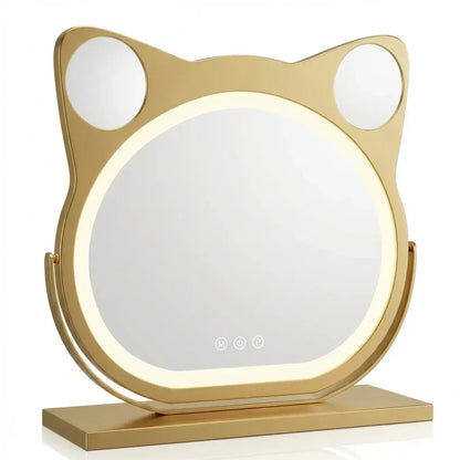 Pratelle Félinea Cat-Shaped LED Vanity Mirror