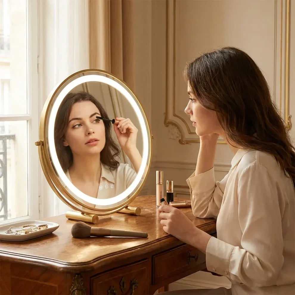 Pratelle LED Vanity Mirror with Magnifying Mirror