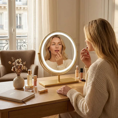 Pratelle Aureline Round LED Vanity Mirror