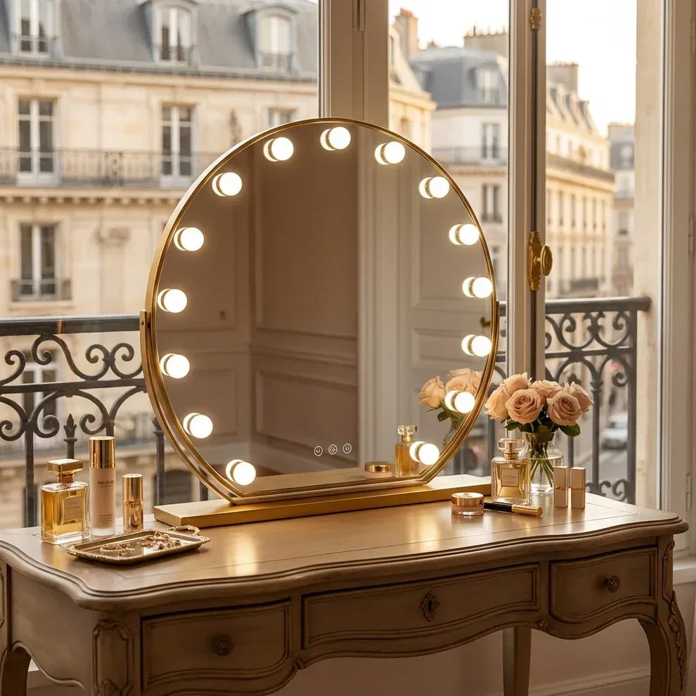 Pratelle LumiBelle Round LED Vanity Mirror