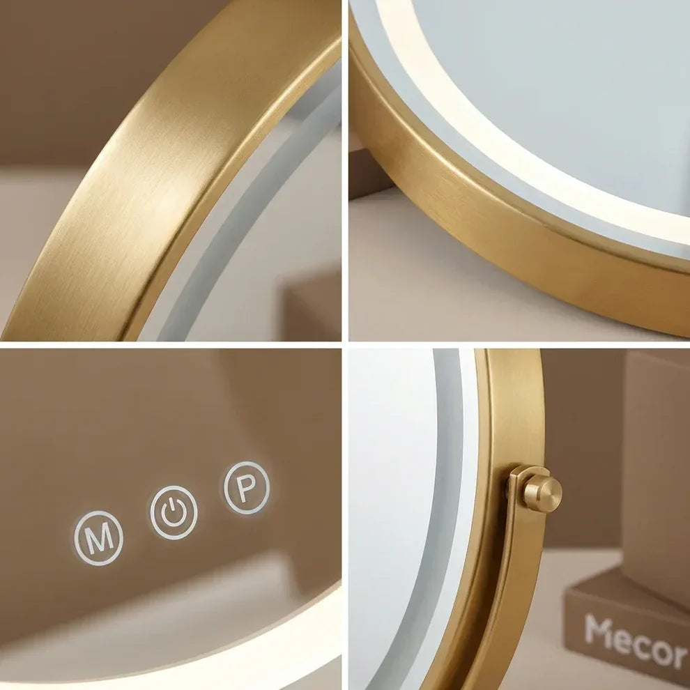 Pratelle LED Vanity Mirror with Magnifying Mirror
