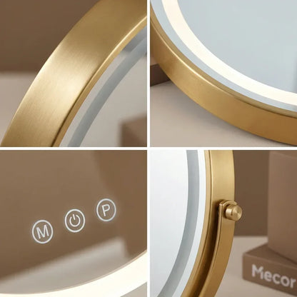 Pratelle LED Vanity Mirror with Magnifying Mirror